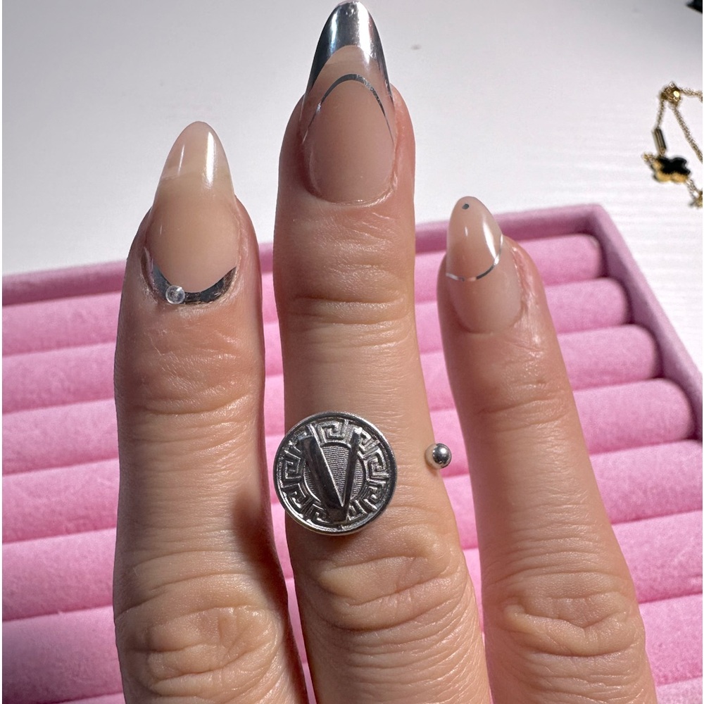 Versace Jean Button - Upcycled and Turned into a Ring